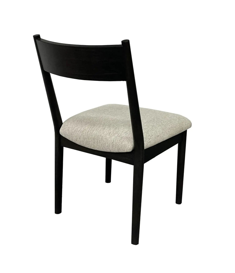 Comfortable Upholstery Cresent Chair (Set of 2) - Peppercorn by Unique Piece Furniture