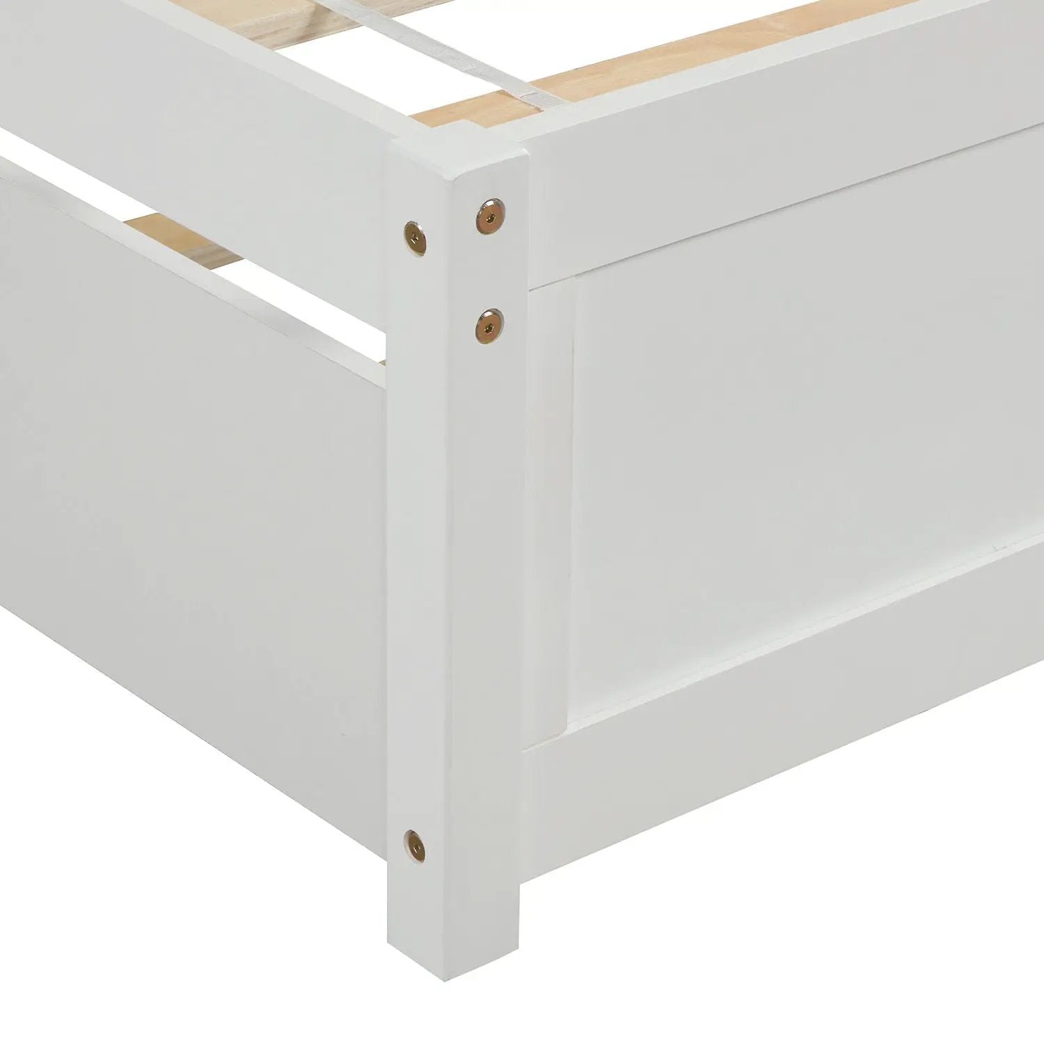 Platform Bed Wood Bed Frame With Trundle by HouseOfZazla