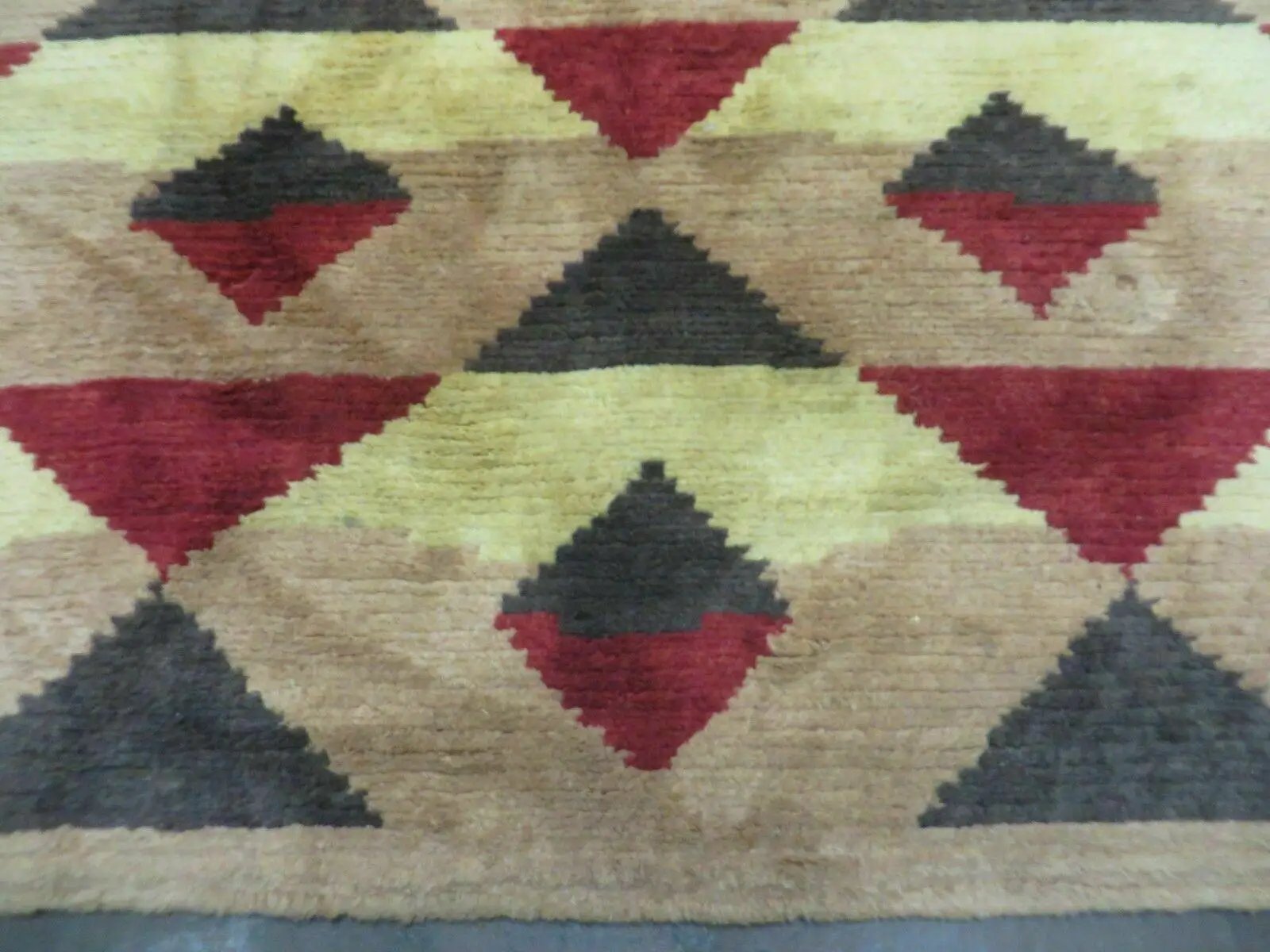 6' X 8' Handmade Tibetan Nepal Chinese Wool Rug Art Deco Contemporary Modern by Jewel Rugs