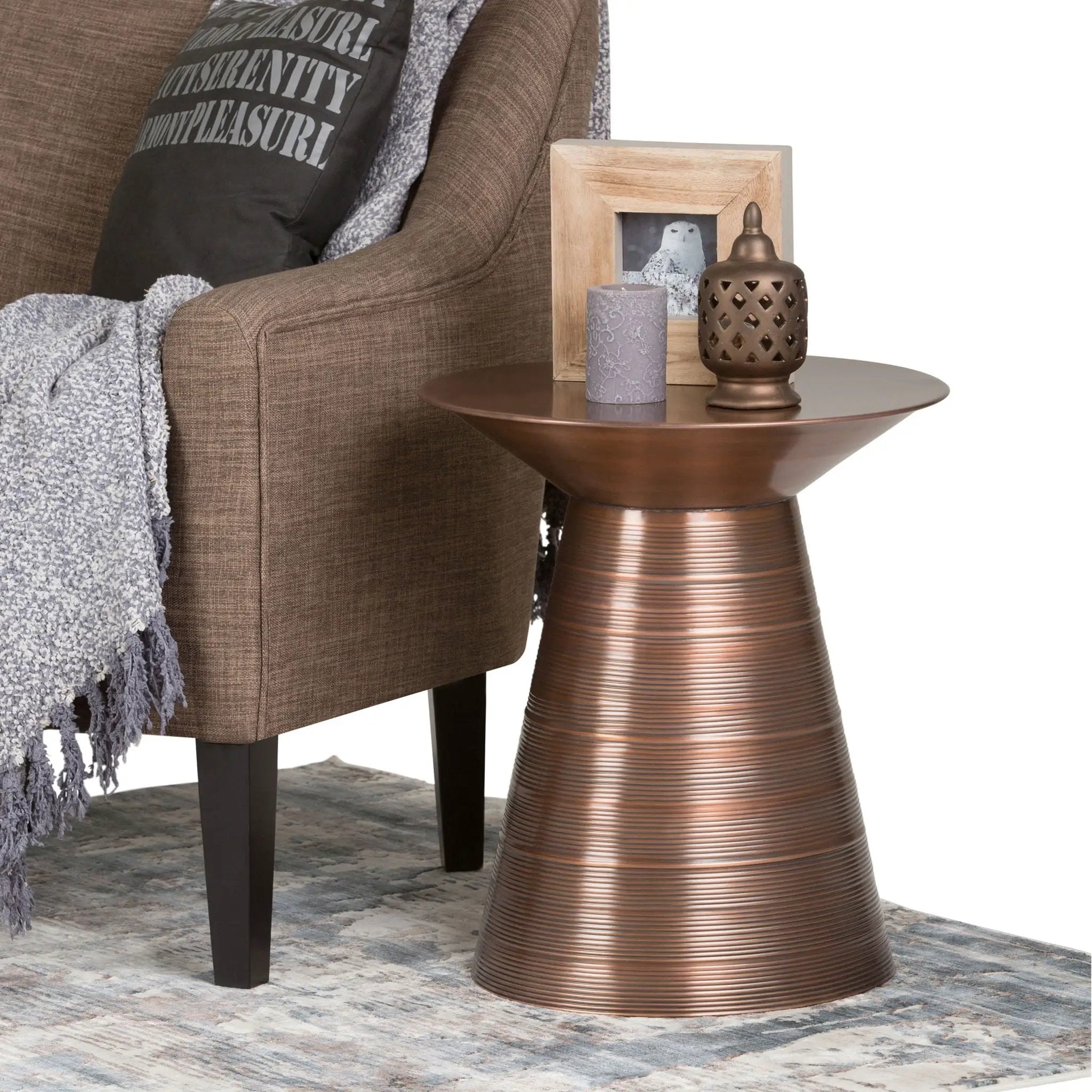 Sheridan - Handcrafted Metal Accent Table by Unique Piece Furniture
