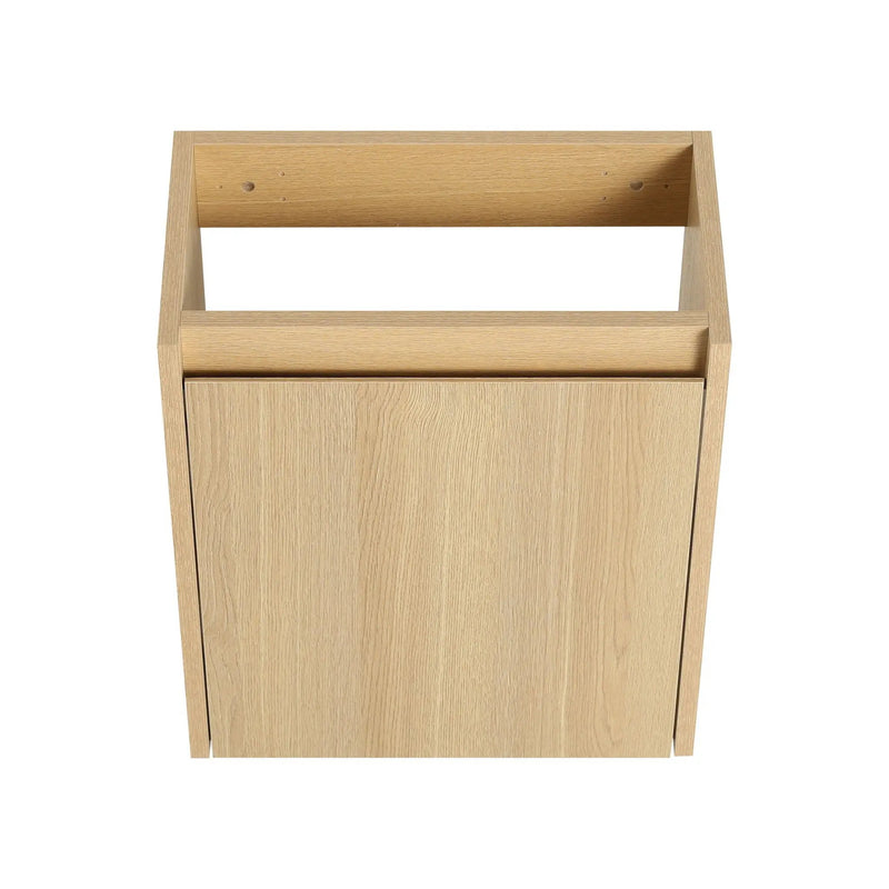 Modern Bathroom Vanity With Ceramic Basin, Wall Mounted Floating Sink Combo, Storage Cabinet by HouseOfZazla