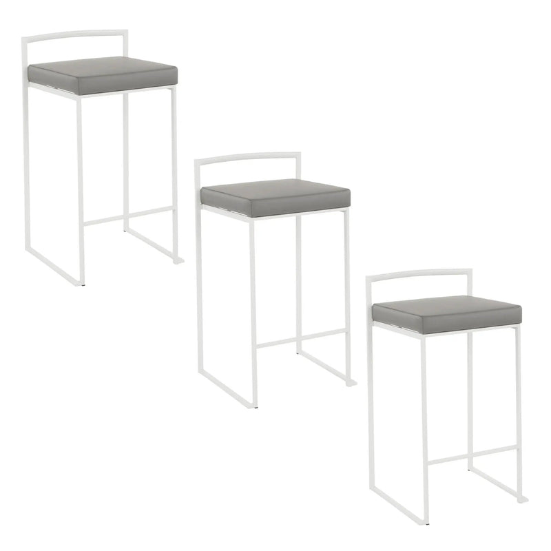 Fuji - Simple Elegance, Contemporary Stackable Counter Stool by HouseOfZazla
