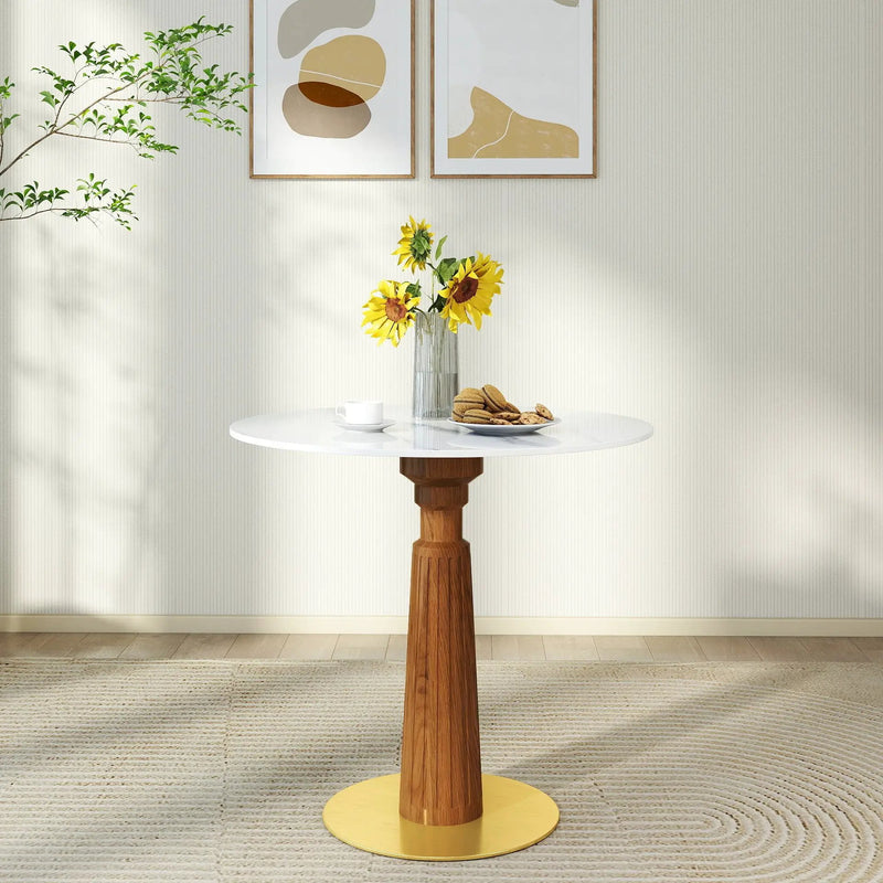 Modern Round Dining Table by HouseOfZazla