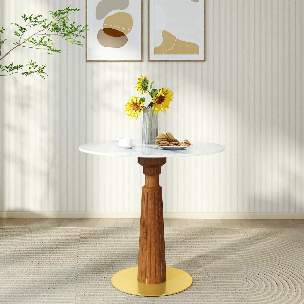 Modern Round Dining Table by HouseOfZazla