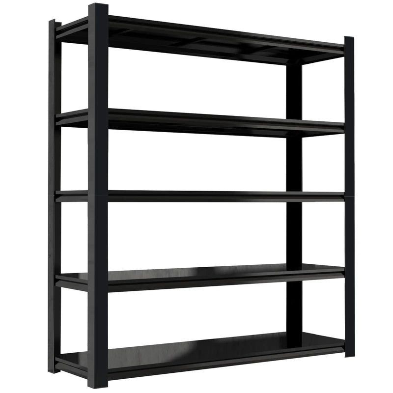 Tall Metal Shelves With Removable Dividers Are High Capacity And Load Bearing For Garages, Kitchens And Offices by HouseOfZazla
