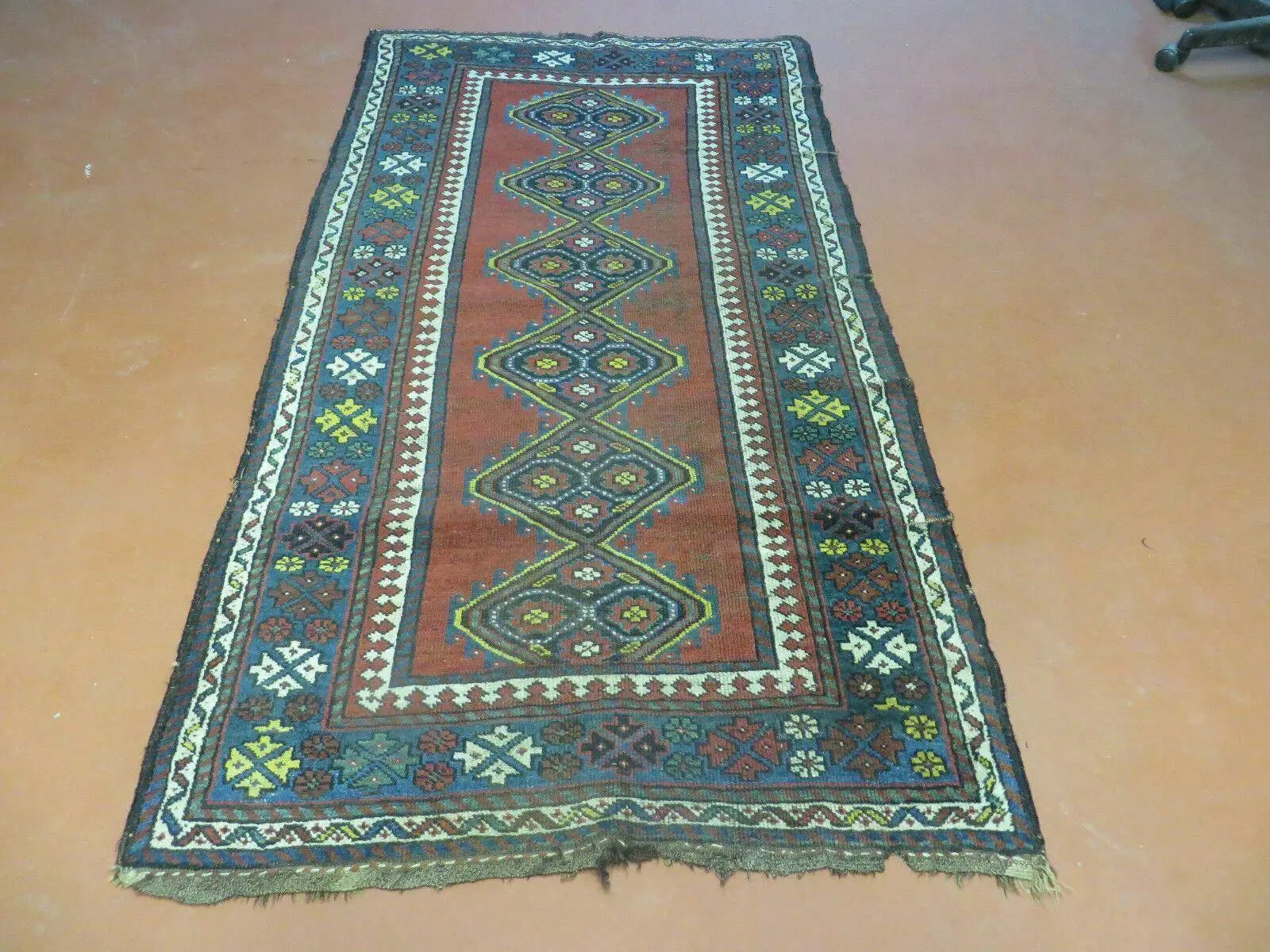 3' X 6' Antique 1920s Handmade Caucasian Karabagh Ganjeh Talesh Wool Rug Nice by Jewel Rugs