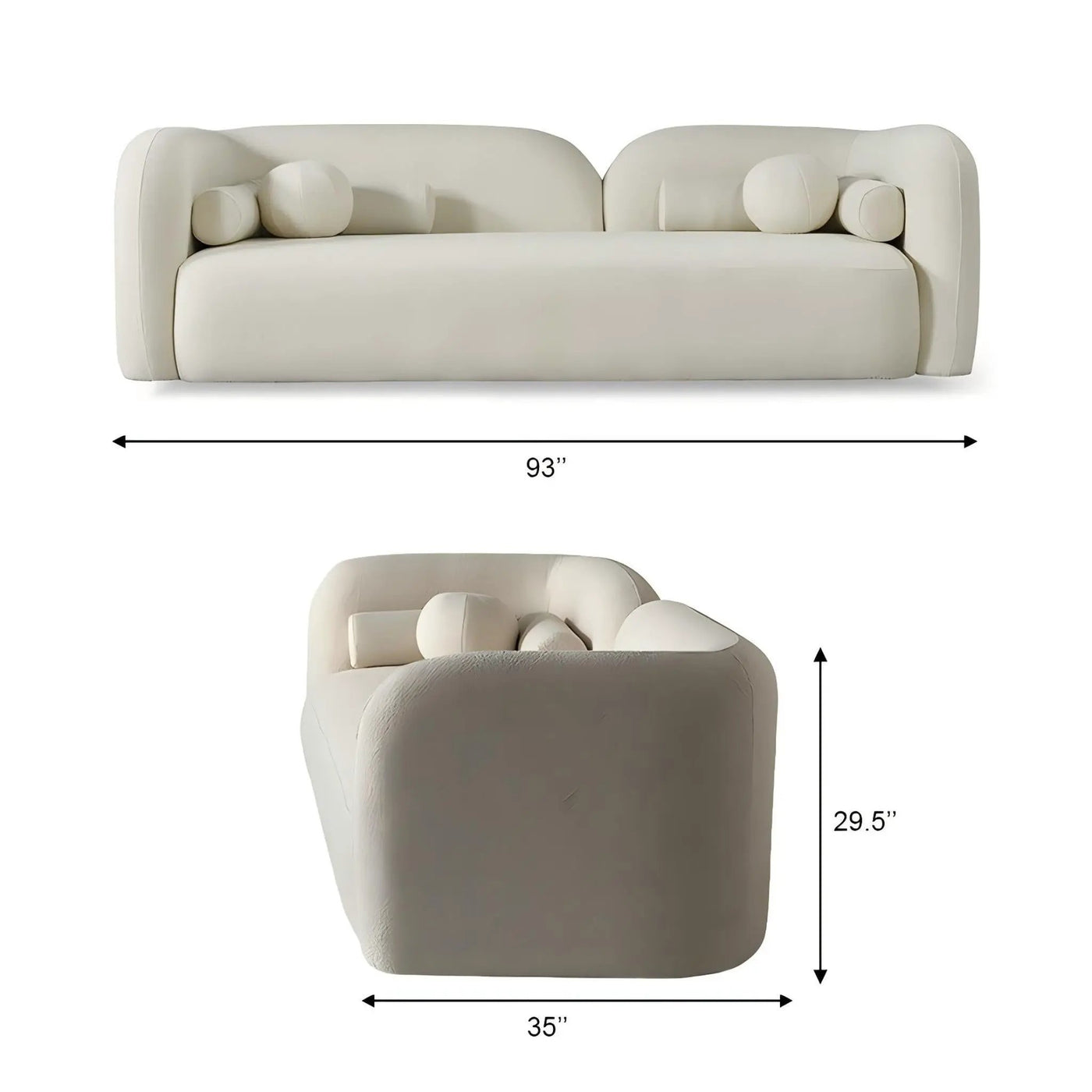 Donna - Japandi Design Boucle Sofa by Unique Piece Furniture