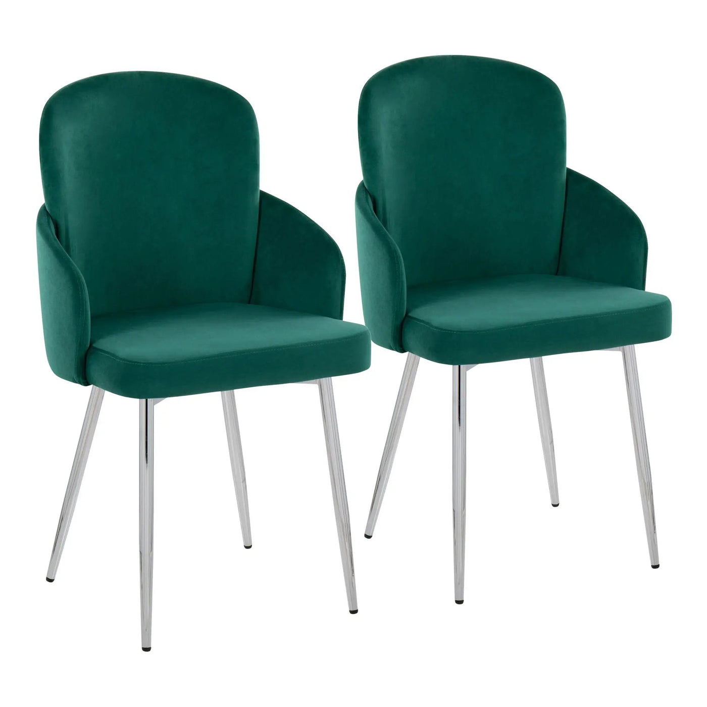 Dahlia - Contemporary, Dining Chair (Set of 2) by HouseOfZazla