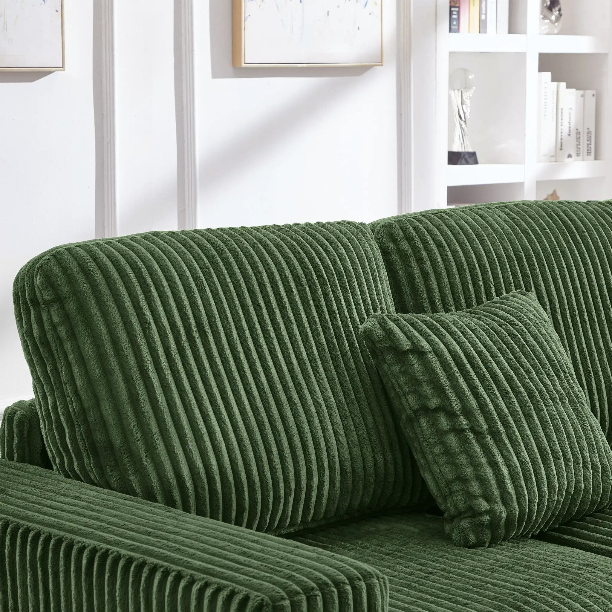 93" Sectional Sofa, L Shaped Sofa Couch by HouseOfZazla
