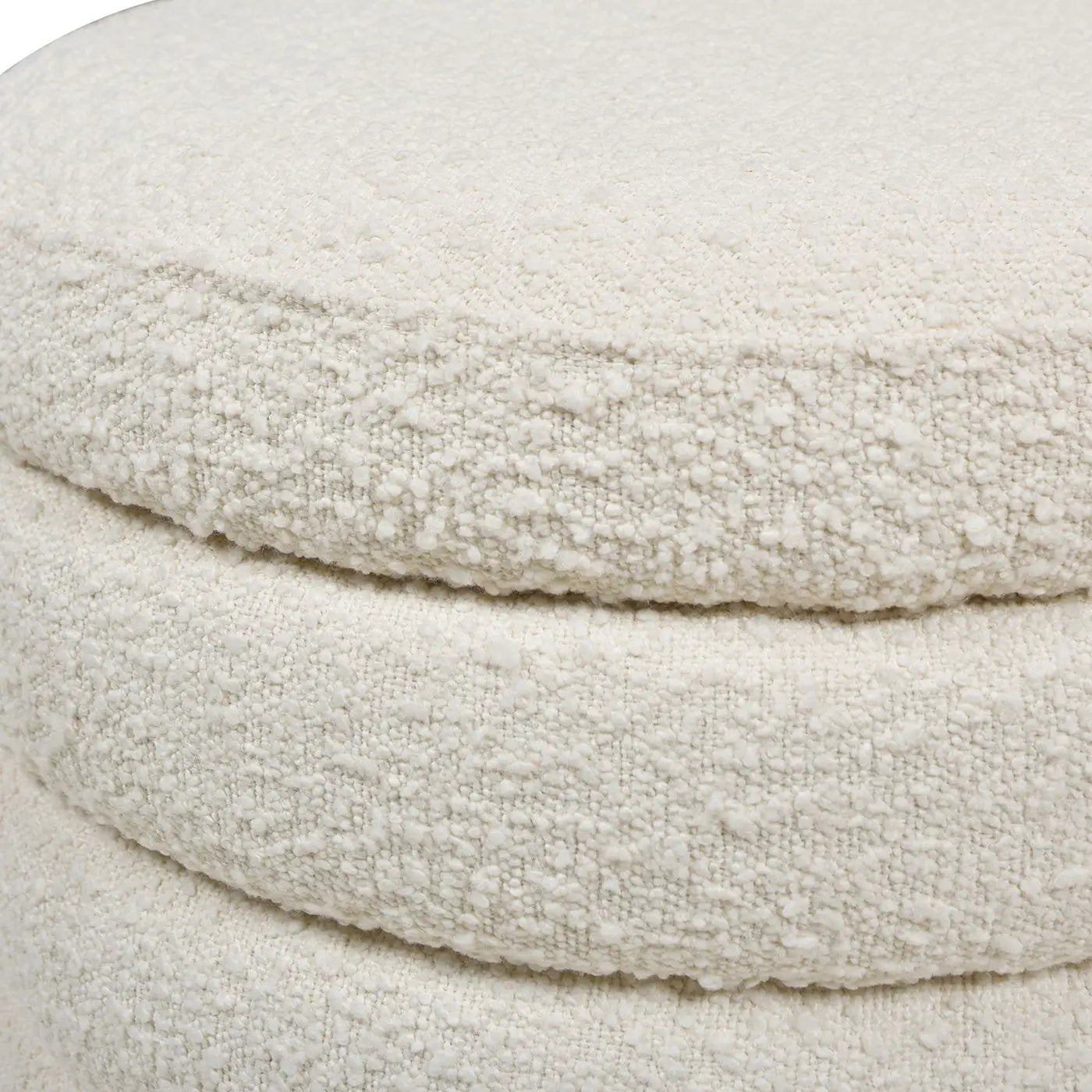 Fuji - Oversized Round Storage Ottoman by HouseOfZazla