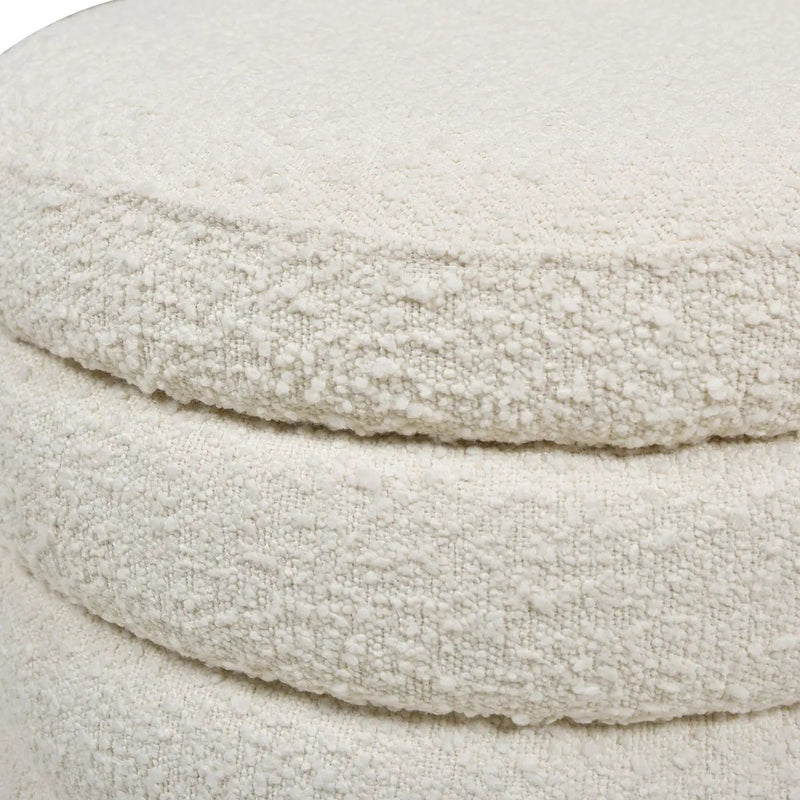Fuji - Oversized Round Storage Ottoman by Unique Piece Furniture