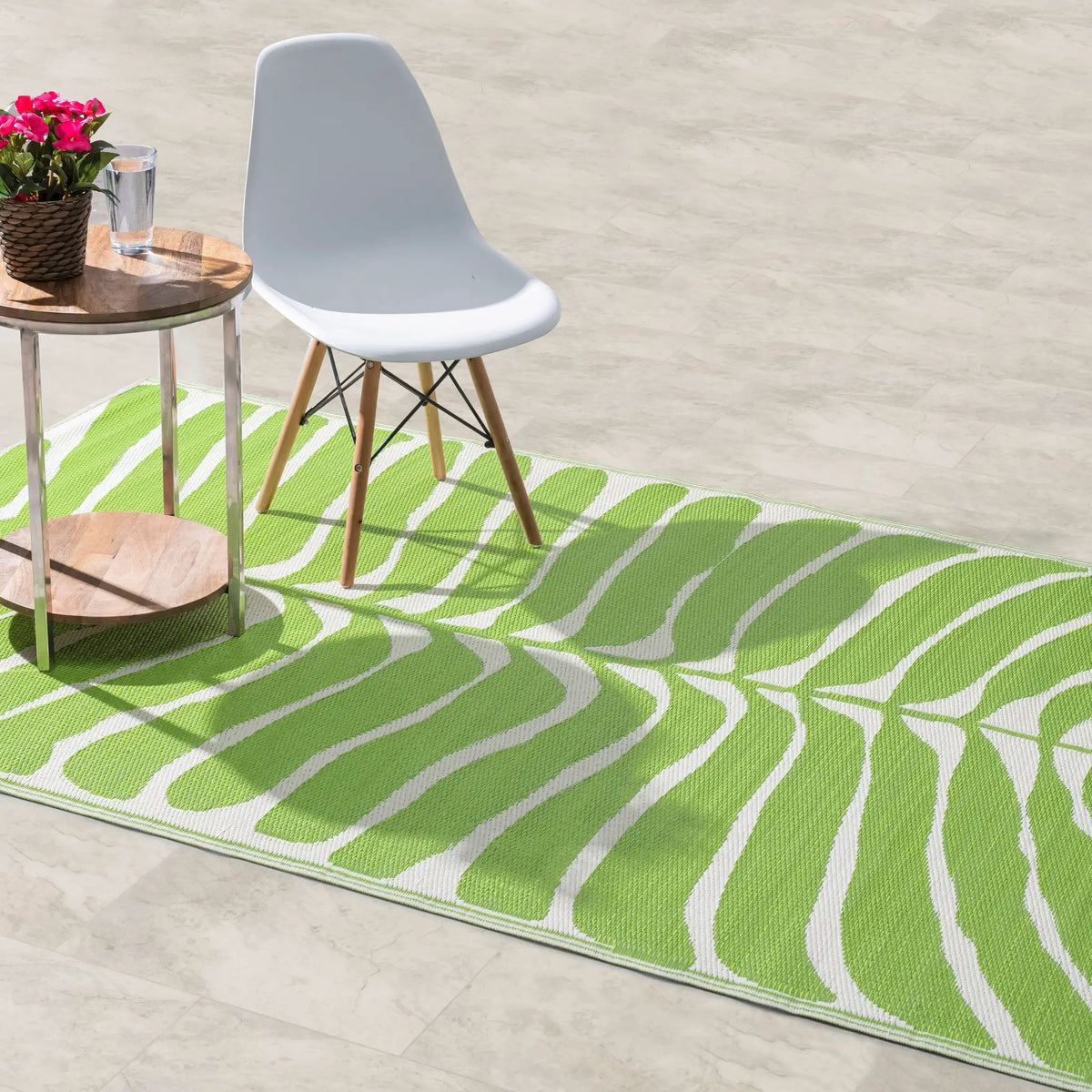 Hilo - Green Outdoor Rug for Patio, photo 8 of 8