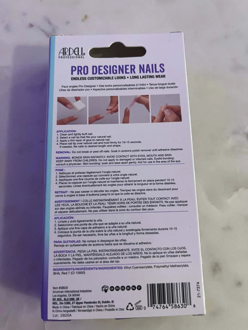 Ardell Press-on Nails Nail Addict Velvet Nebula Flame #58630 by Selzalot