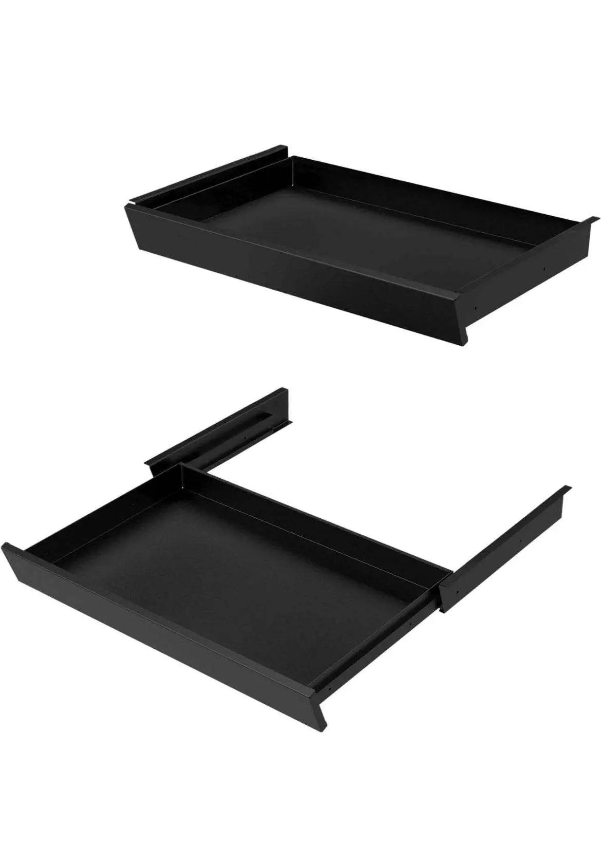 Stand Up Desk Store Add-On Office Sliding Under-Desk Drawer Storage by Selzalot