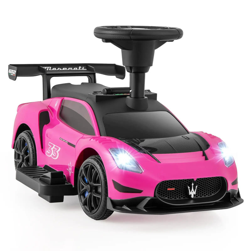 6V Electric Kids Ride on Push Car Maserati Licensed with Foot Pedal and Music by DirectDeals