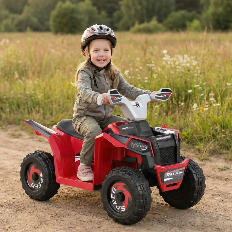 Kids Electric ATV Quad with Detachable Trailer 6V by DirectDeals