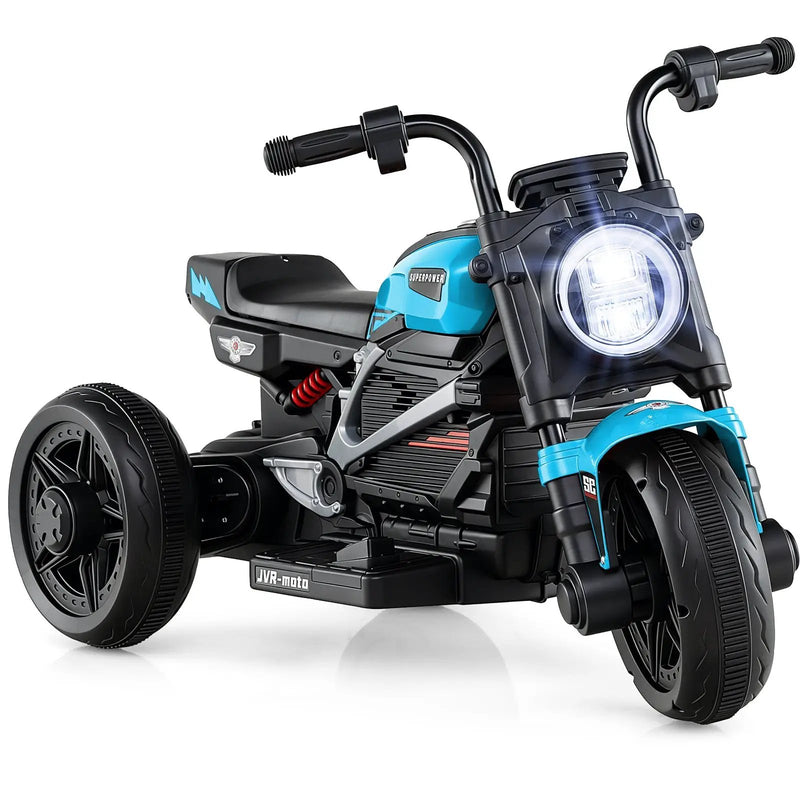 6V Kids Electric Motorcycle with LED Headlight and Music for Toddlers Aged 3-5 by DirectDeals