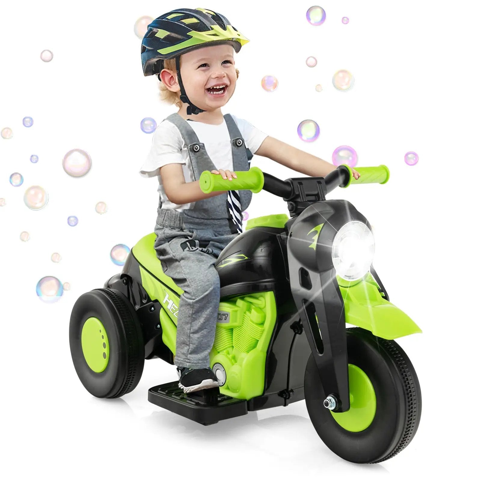 6V Kids Electric Ride on Motorcycle with Bubble Maker and Music by DirectDeals