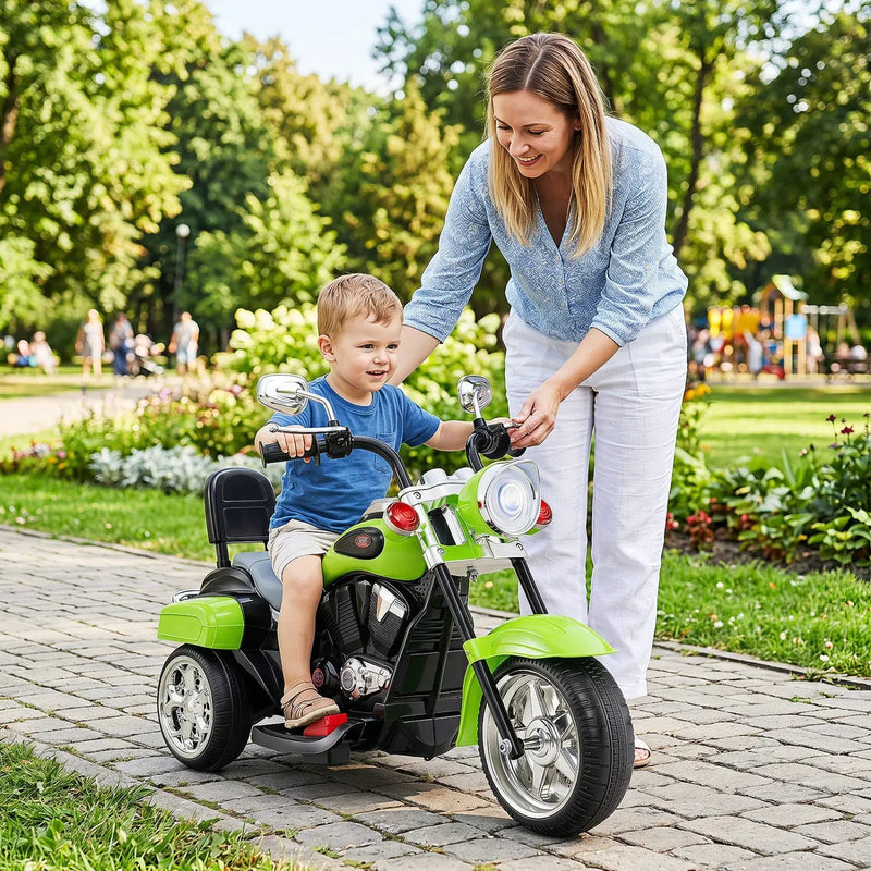3-Wheel Electric Motorcycle Ride-On Toy for Toddlers 3+ by DirectDeals