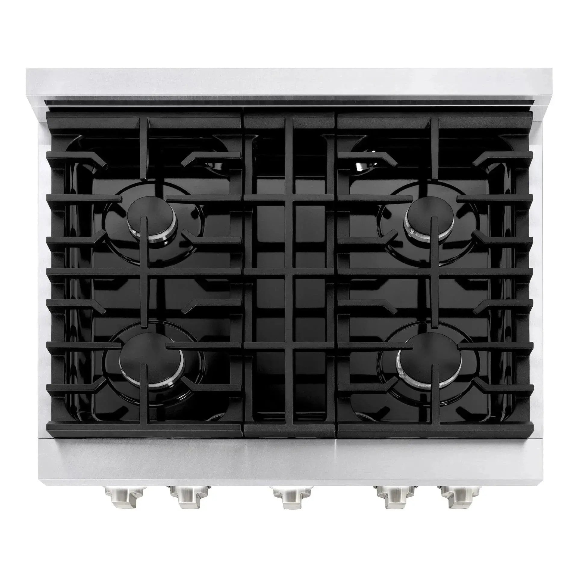 ZLINE 30"Paramount Dual Fuel Range DuraSnow® White Matte SDRS-WM-30 by Farmhouse Kitchen and Bath
