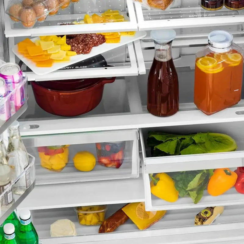 ZLINE 36" Autograph French Door Refrigerator, Ice Maker, Black Stainless RFMZ-36-BS-FCB by Farmhouse Kitchen and Bath