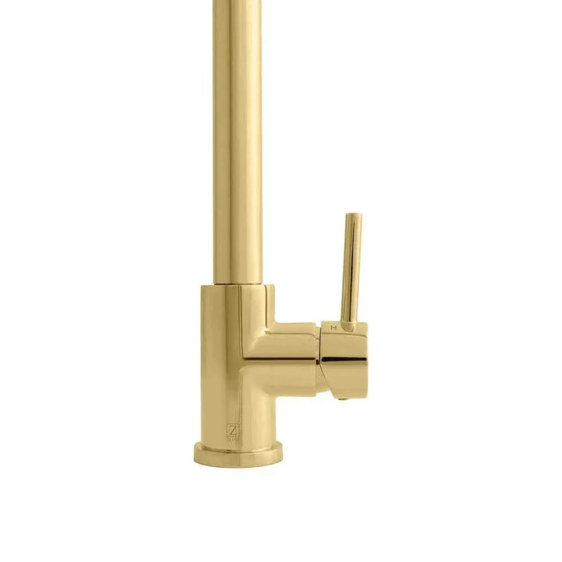 ZLINE Van Gogh Kitchen Faucet in Polished Gold, VNG-KF-PG by Farmhouse Kitchen and Bath