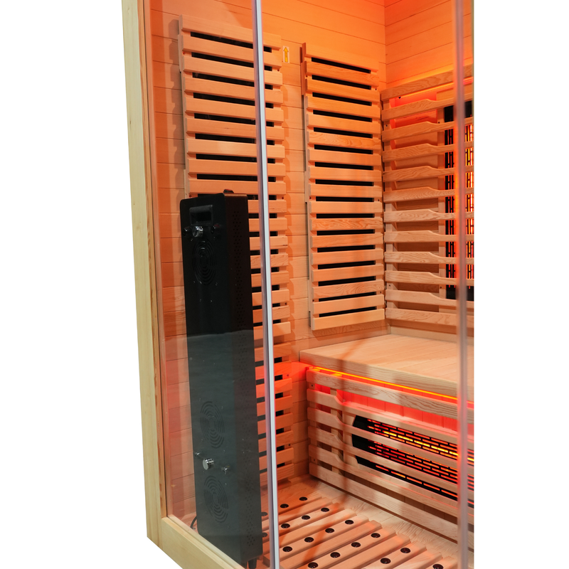 Blisspod I Venetian RED I All-In-One - Full Spectrum + Red Light Therapy I Indoor Premium Sauna I 2 Person, photo 7 of 19