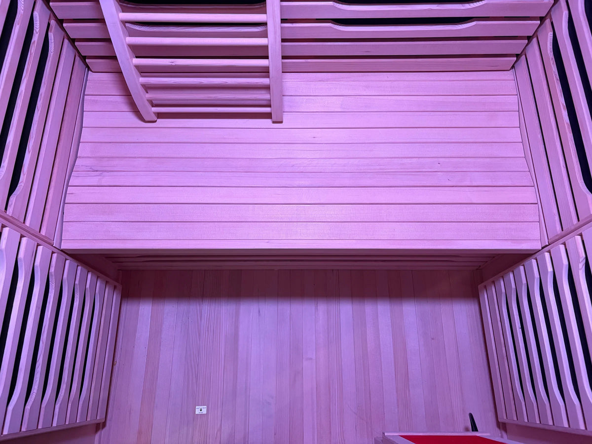 Blisspod | Milano | Full Spectrum Sauna | Canadian Hemlock Wood | Ultra Low EMF | 5 Far Infrared & 1 Red Glass Heater | Chromotherapy | Upto 2 Person, photo 10 of 15