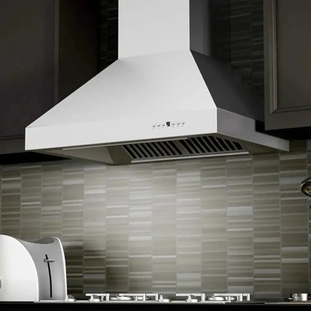 ZLINE 48" Remote Blower Wall Mount Range Hood in Stainless Steel, 697-RS-48-400 by Farmhouse Kitchen and Bath