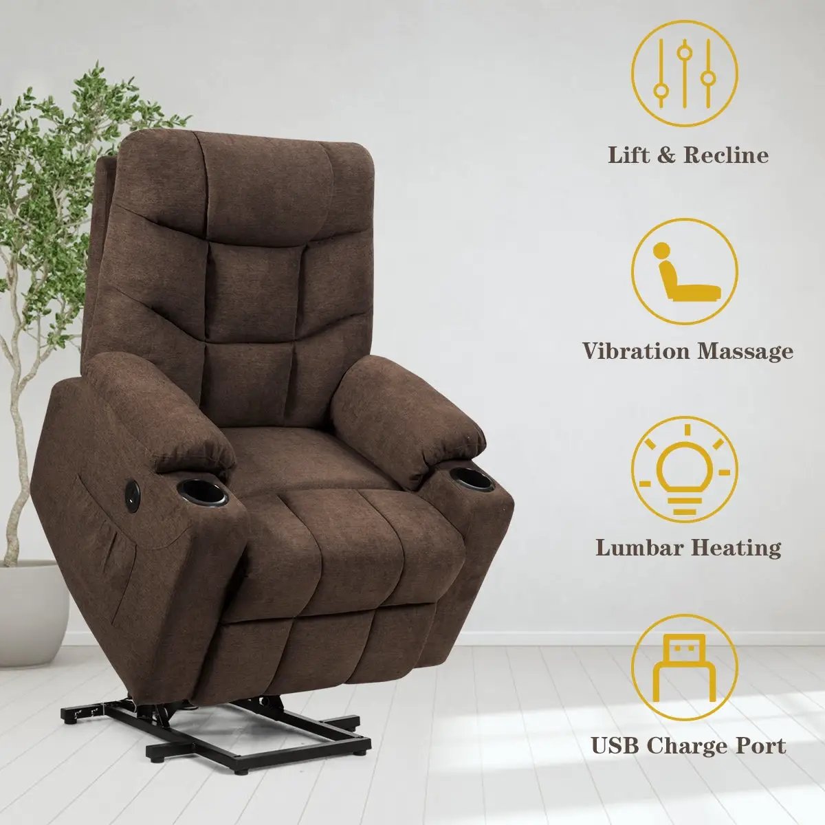 Electric Power Lift Recliner Massage Sofa, photo 6 of 16