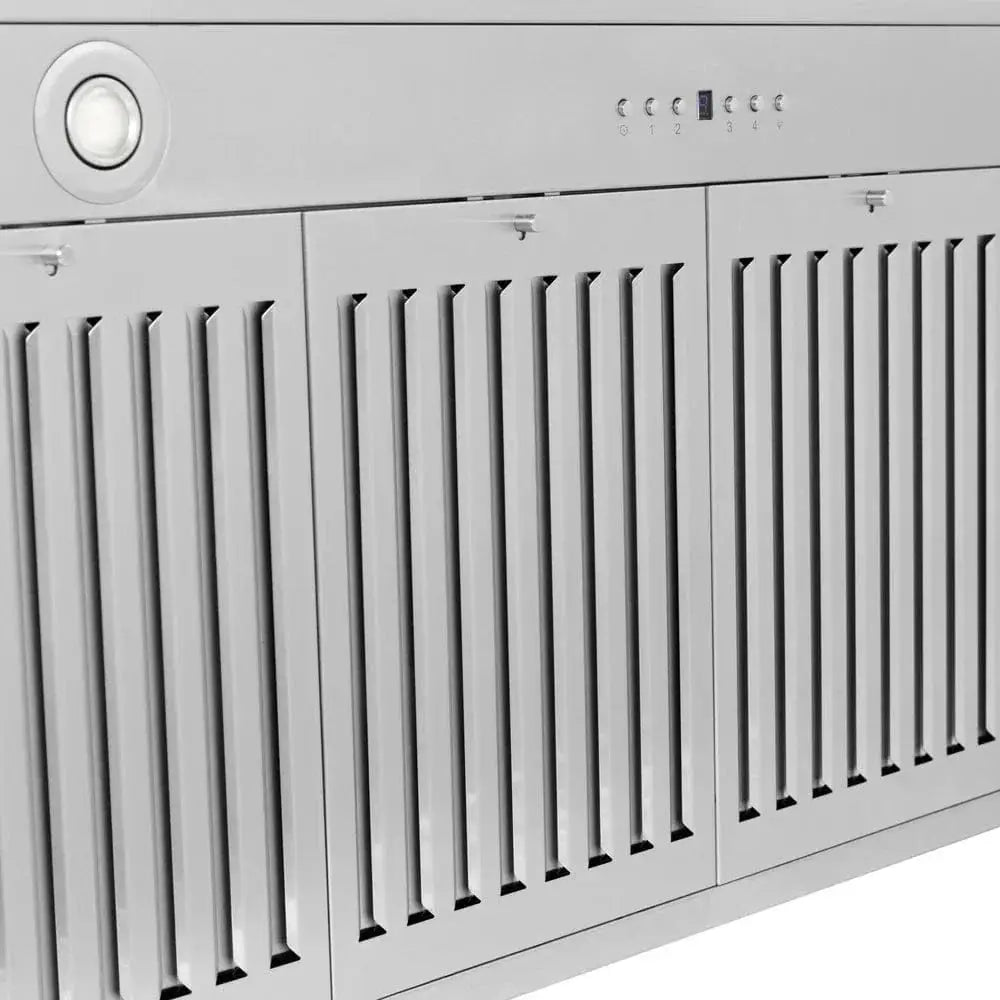 ZLINE 48" Autograph Edition Stainless Steel Range Hood, Matte Black KB4STZ-48-MB by Farmhouse Kitchen and Bath