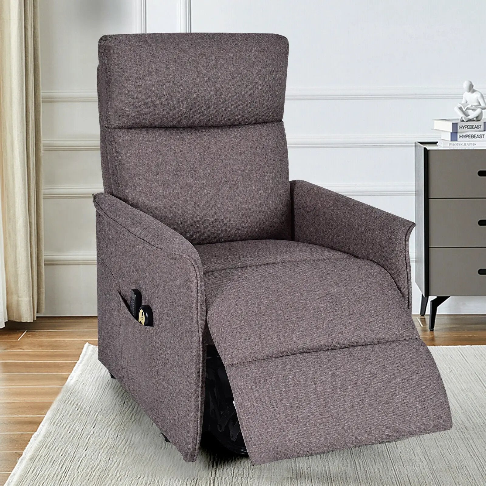 Power Lift Massage Recliner Chair for Elderly with Heavy Padded Cushion by DirectDeals