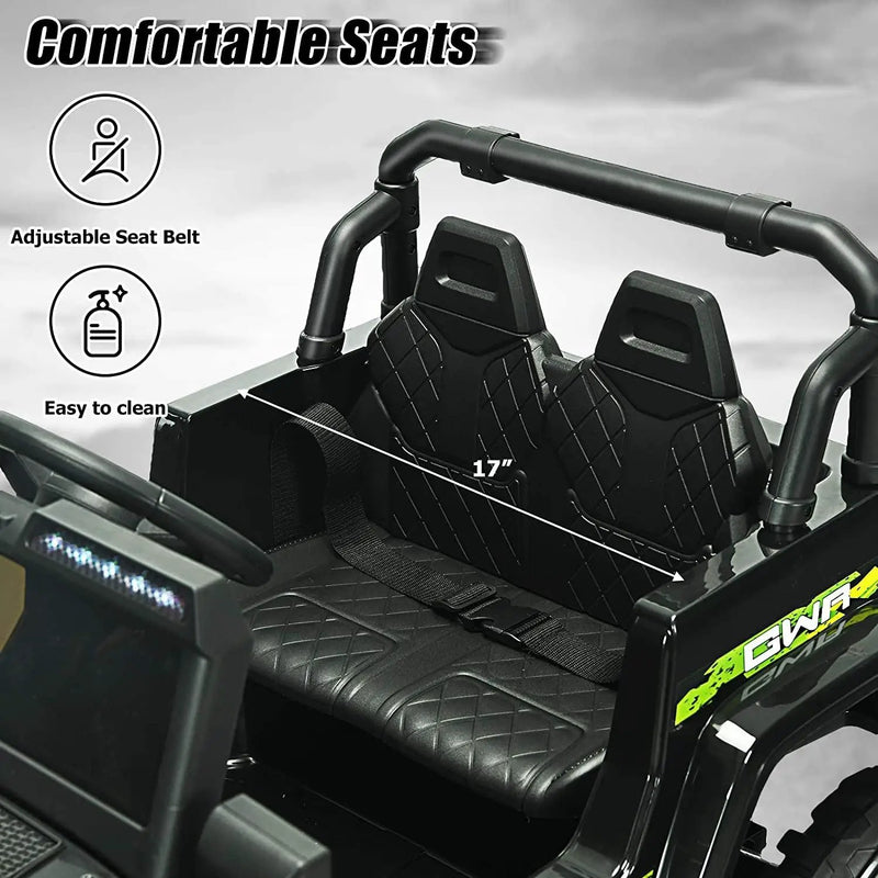 12V Kids Ride-on Jeep Car with 2.4 G Remote Control by DirectDeals
