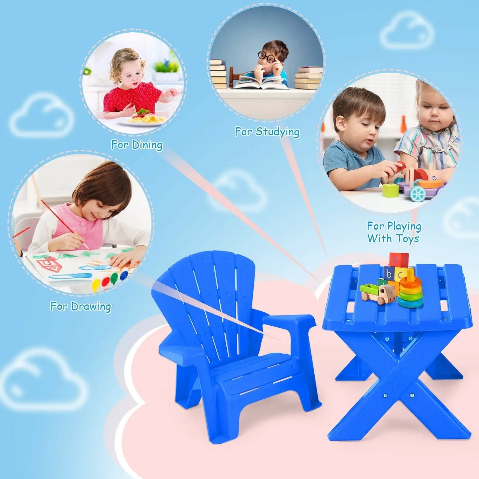 3-Piece Plastic Children by DirectDeals