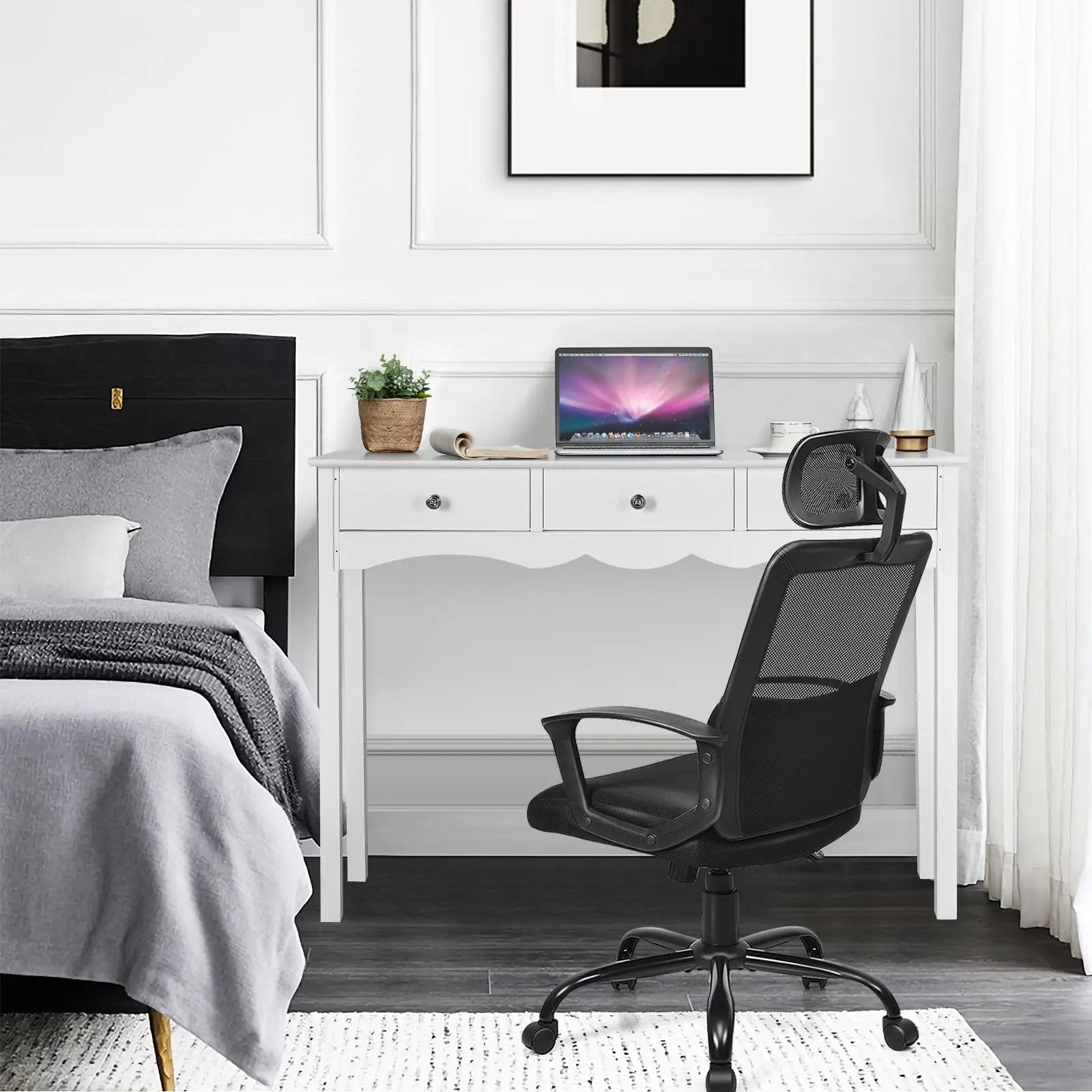 43 Inches Folding Storage Ottoman Bench Linen End of Bed Bench with Padded Seat by DirectDeals