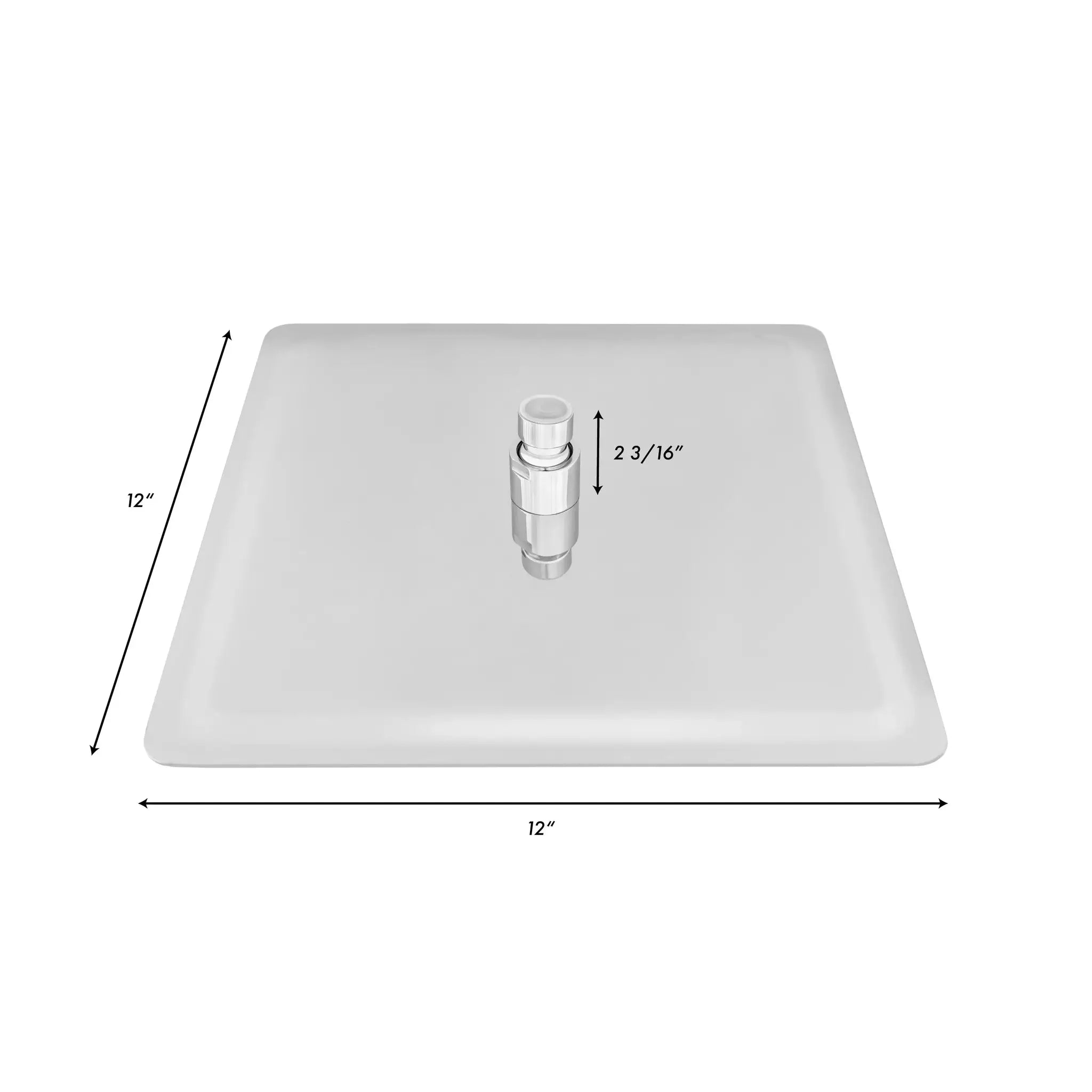 ZLINE 12" Bliss Shower Head in Chrome BLS-H12-CH by Farmhouse Kitchen and Bath