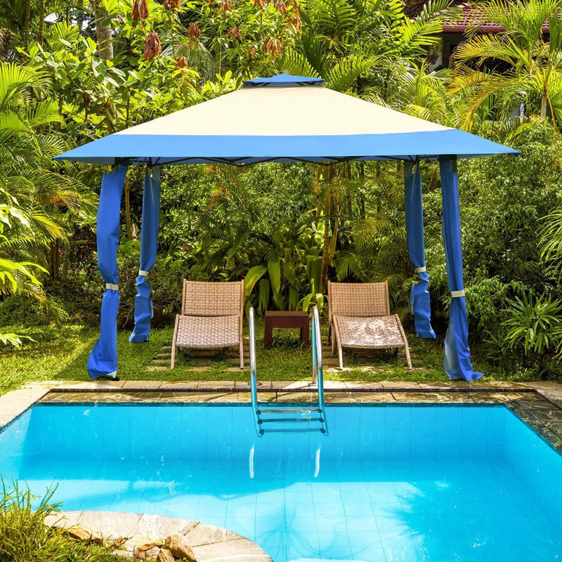 13 Feet x 13 Feet Pop Up Canopy Tent Instant Outdoor Folding Canopy Shelter by DirectDeals