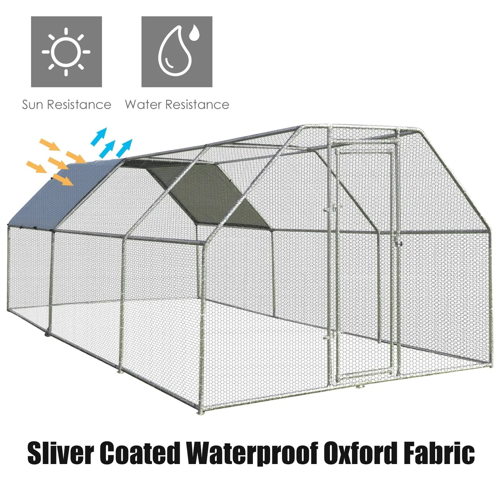 9.5 x 19 Feet Large Walk In Chicken Coop by DirectDeals