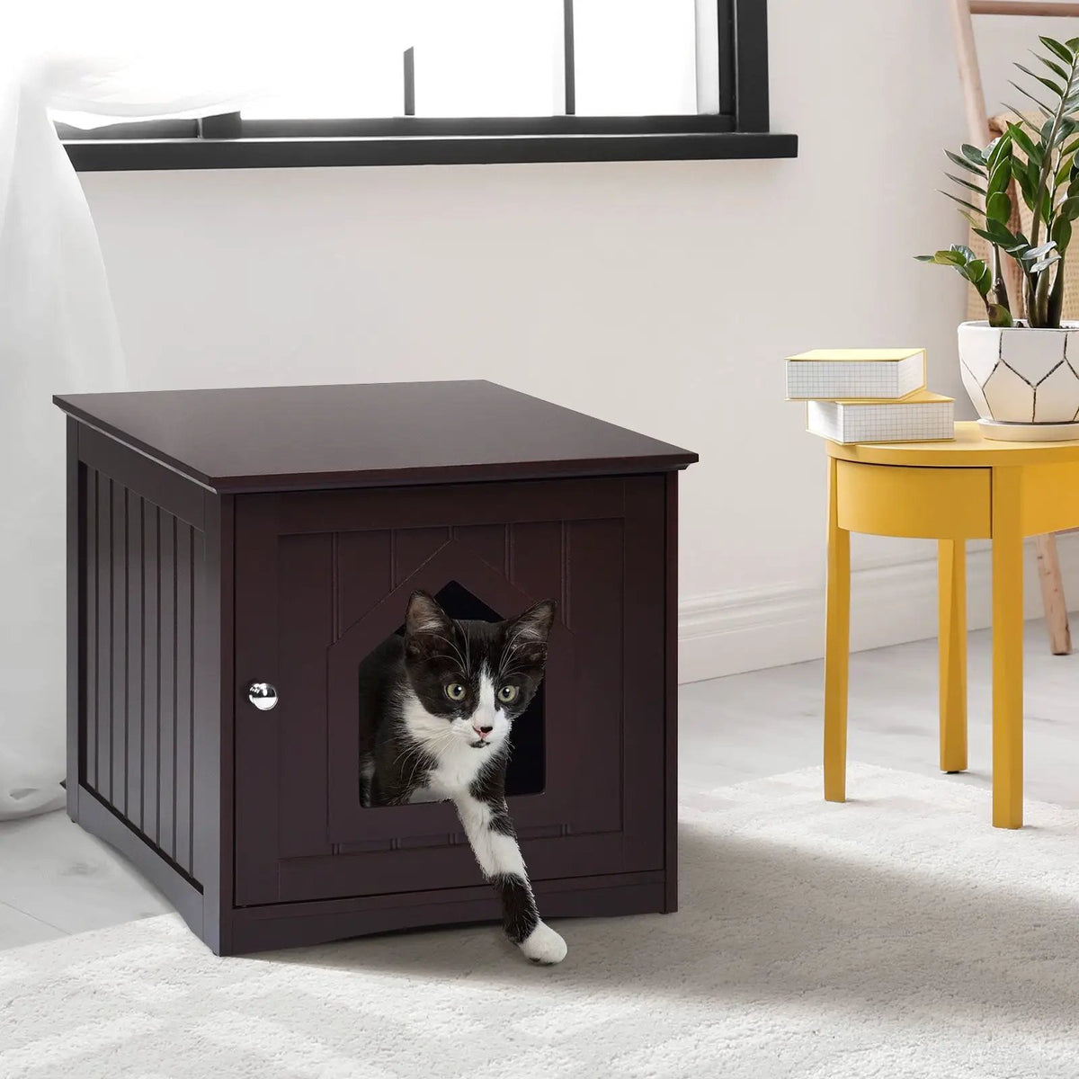 Sidetable Nightstand Weatherproof Multi-function Cat House, photo 7 of 10