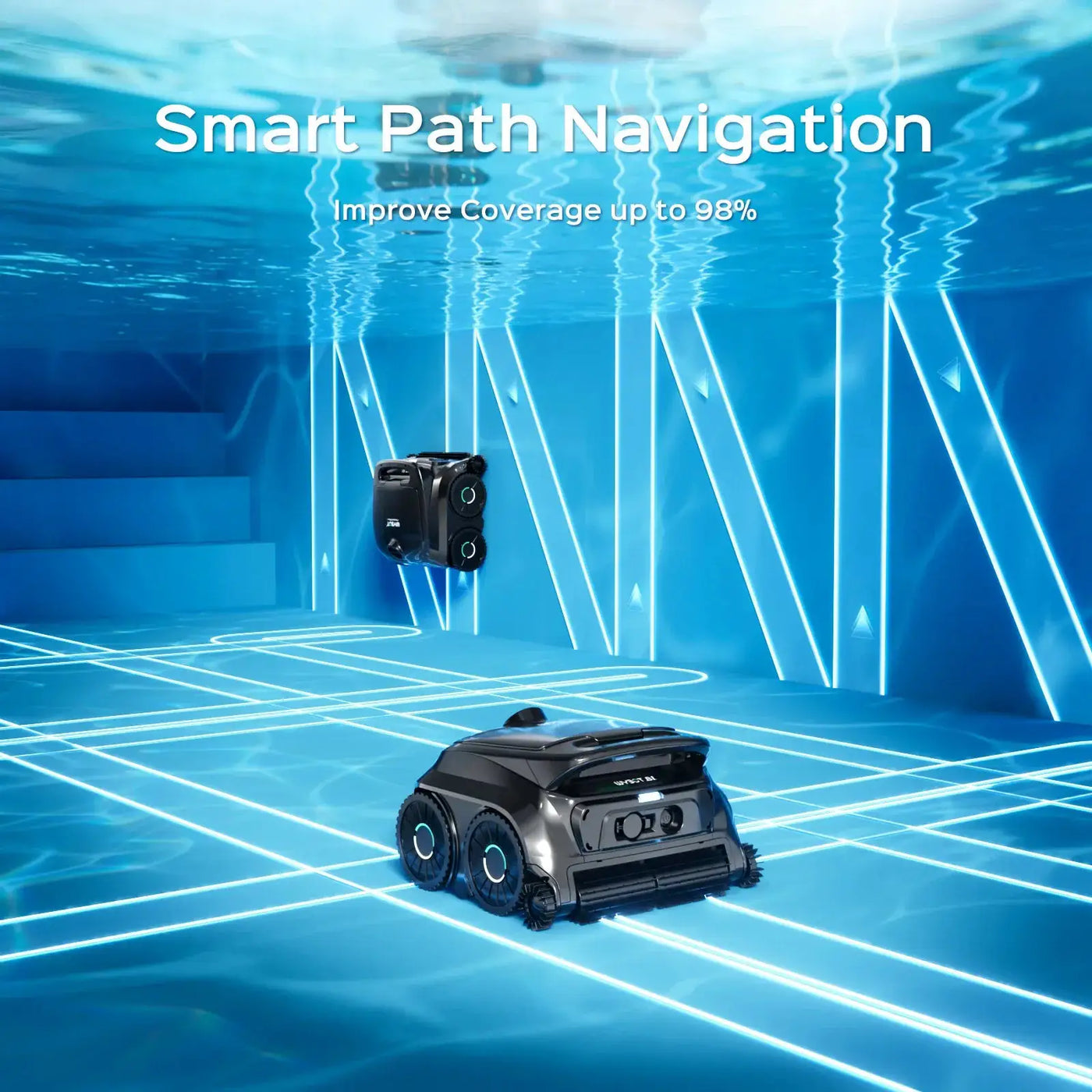 WYBOT B1 Cordless Robotic Pool Cleaner by WYBOT