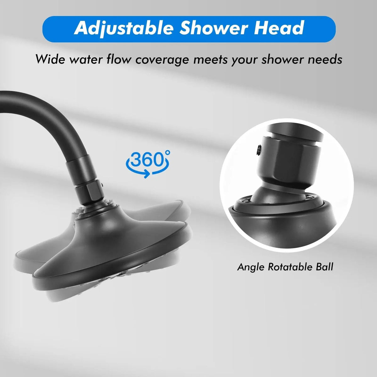 High Pressure Combo Handheld Shower Head, photo 4 of 16