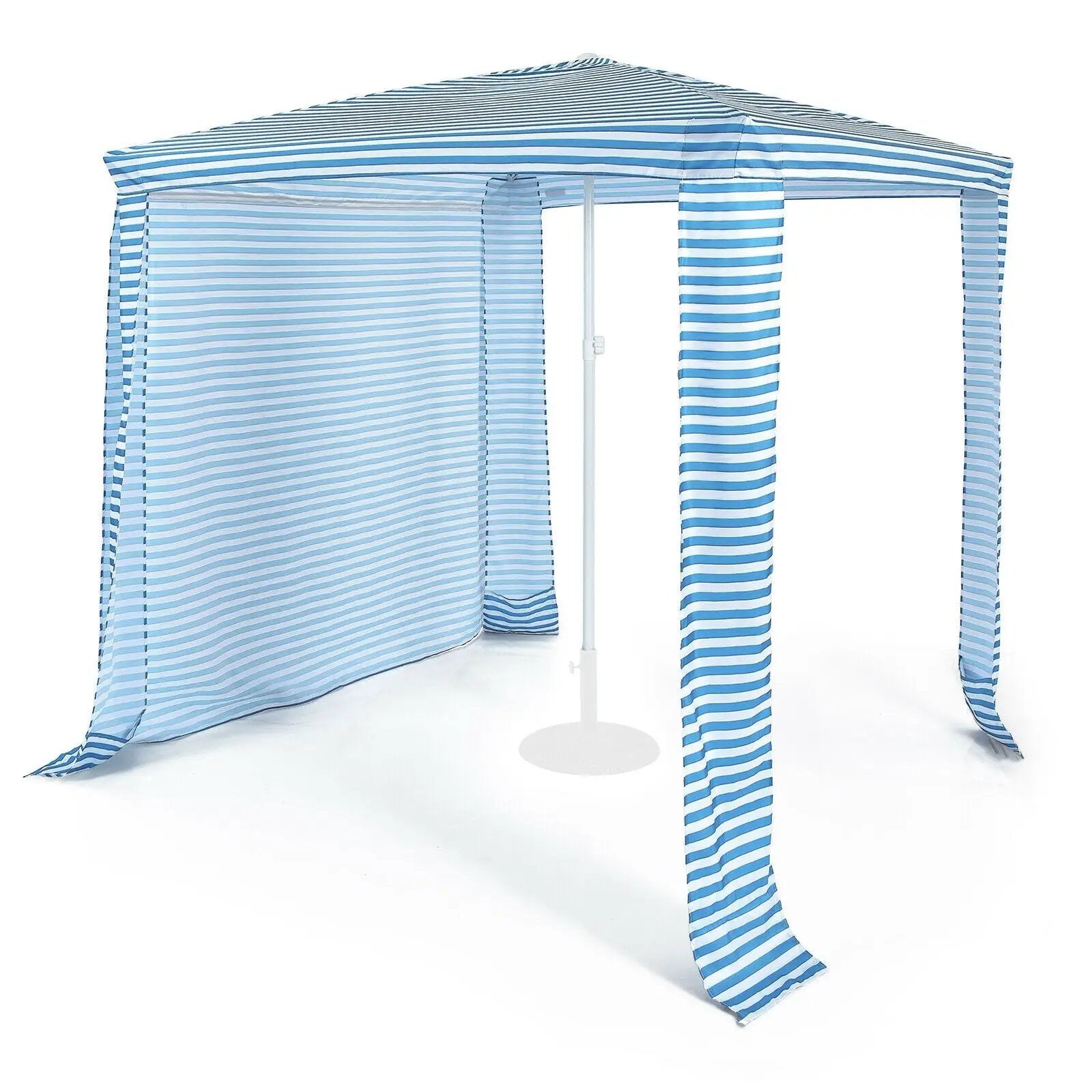 6.6 x 6.6 Feet Foldable and Easy-Setup Beach Canopy With Carry Bag by DirectDeals