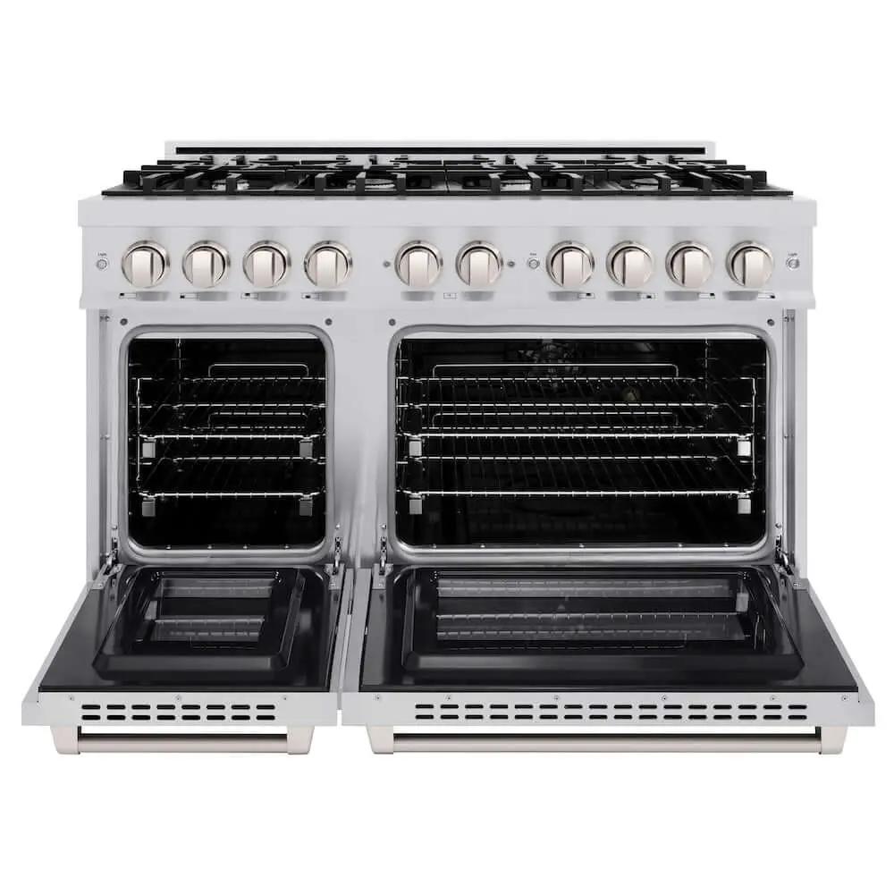 ZLINE 48" Select Gas Range Convection Gas Oven Stainless Steel HGR48 by Farmhouse Kitchen and Bath