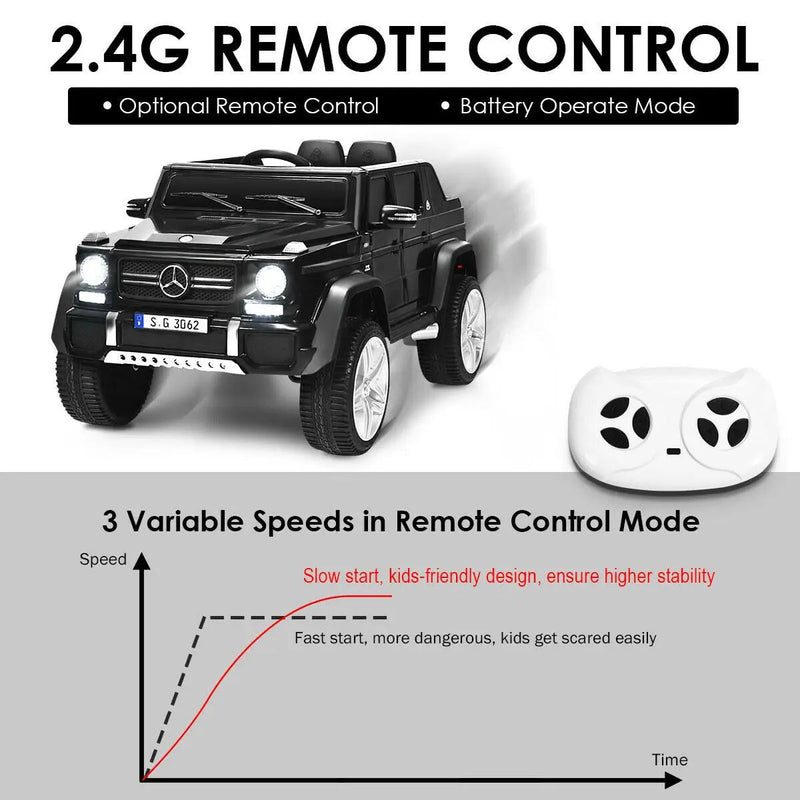 12V Licensed Mercedes-Benz Kids Ride On Car by DirectDeals