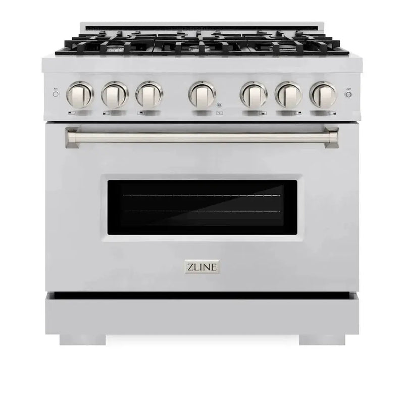 ZLINE 36"Classic Gas Range, Convection Gas Oven, Stainless Steel, CGR36 by Farmhouse Kitchen and Bath