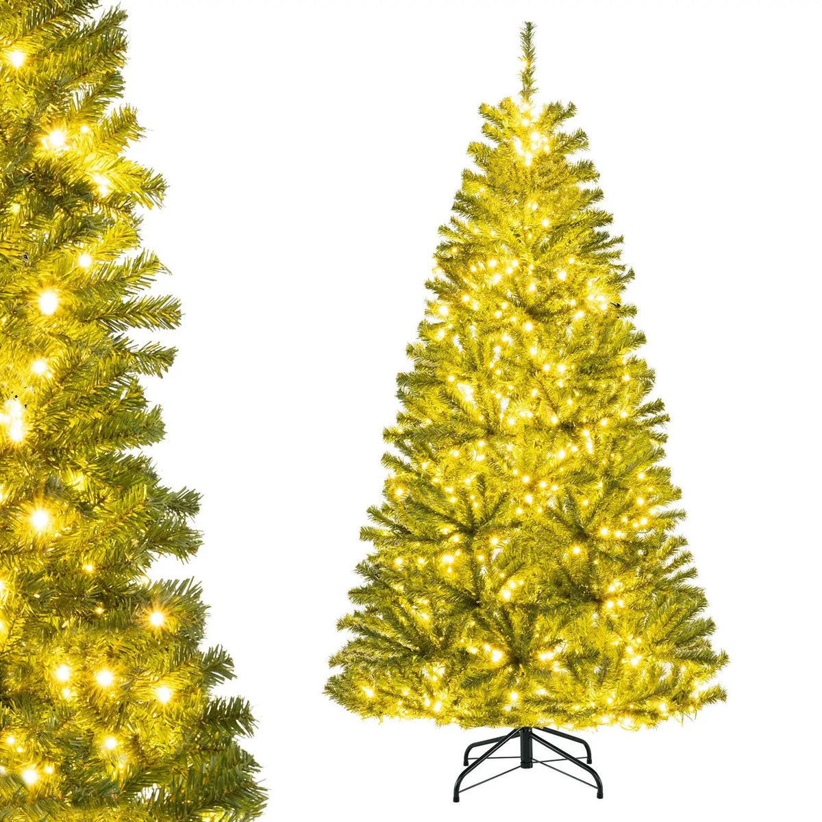 6/7/8 FT Pre-Lit Artificial Christmas Tree with Remote Control and LED Lights, photo 23 of 24