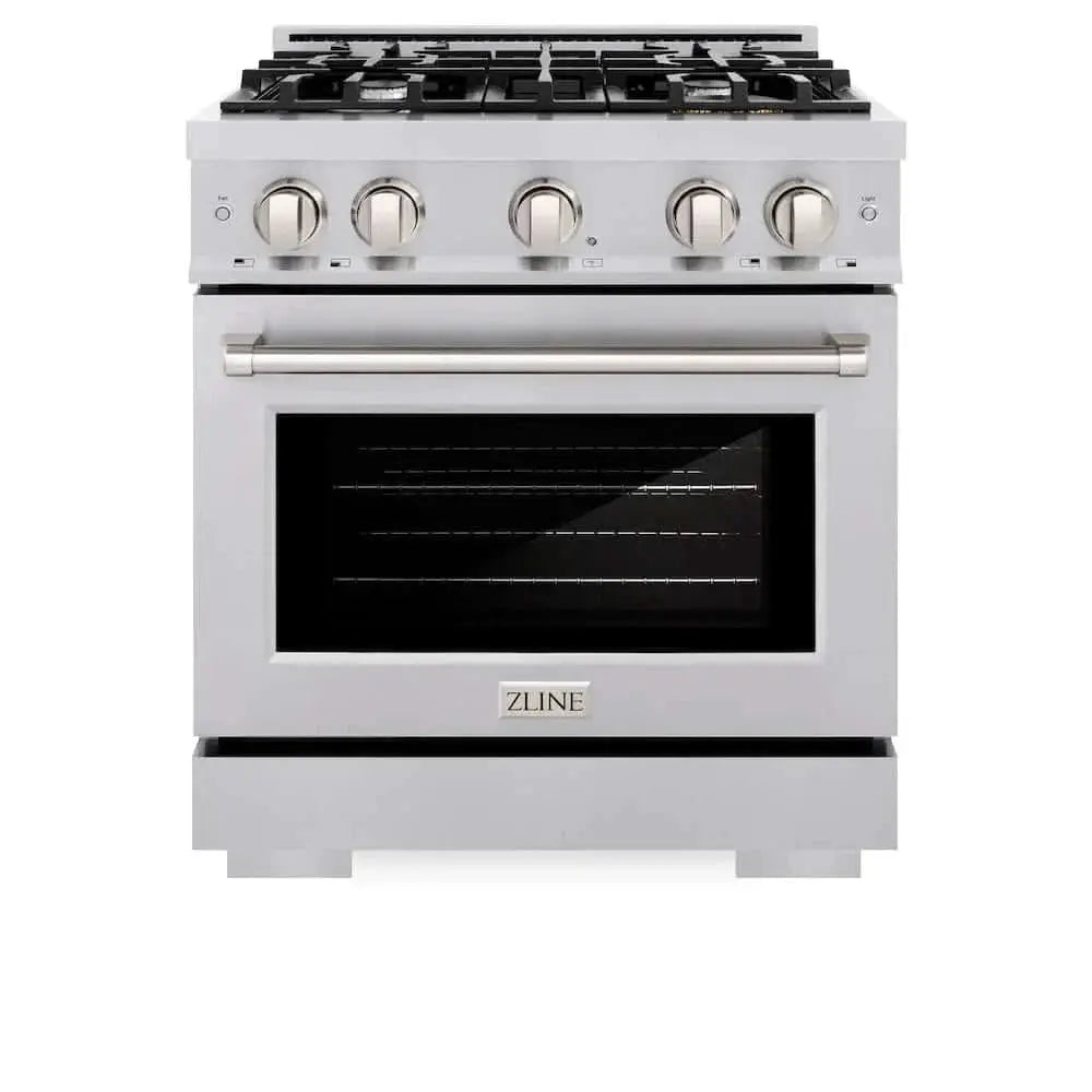 ZLINE 30" Select Gas Range Convection Gas Oven Stainless Steel HGR30 by Farmhouse Kitchen and Bath