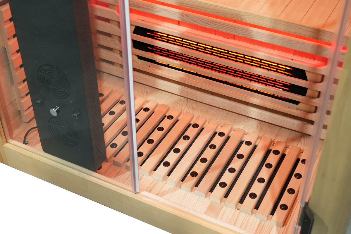 Blisspod I Venetian RED I All-In-One - Full Spectrum + Red Light Therapy I Indoor Premium Sauna I 2 Person, photo 13 of 19