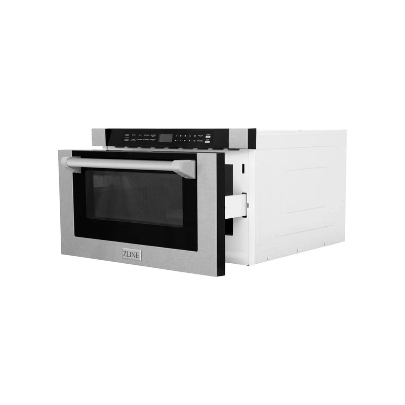ZLINE 24" Built-in Microwave Drawer MWD-1-SS-H by Farmhouse Kitchen and Bath
