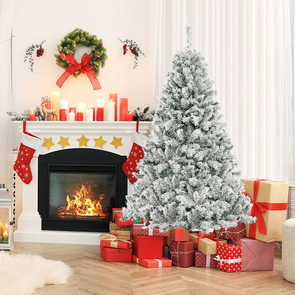 6/7/8 Feet Artificial Xmas Tree 3-Minute Quick Shape, photo 2 of 10